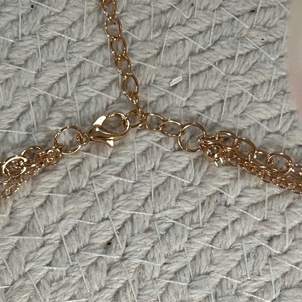 You Pick ⛏️🌟 White or Pink Butterfly Chanel Zipper pull on gold Necklace - Picture 4 of 8